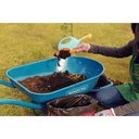 Ver mais imagens de Carrinho de Mão Tramontina Caçamba Rasa Metálica Azul 50 L, Braço Metálico e Pneu com Câmara Tramont