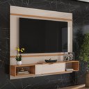 Ver imagem 1 de Painel para Tv até 65” Barcelona 1,60m Movelove em Mdp 15mm Painel Suspenso Sala de Estar Off