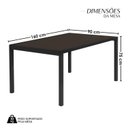 Ver imagem 3 de Conjunto Sala de Jantar com 6 Cadeiras Atenas