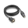 Cabo Hdmi X Vga com Adaptador Mini Hdmi 3 Metros Multilaser - 1