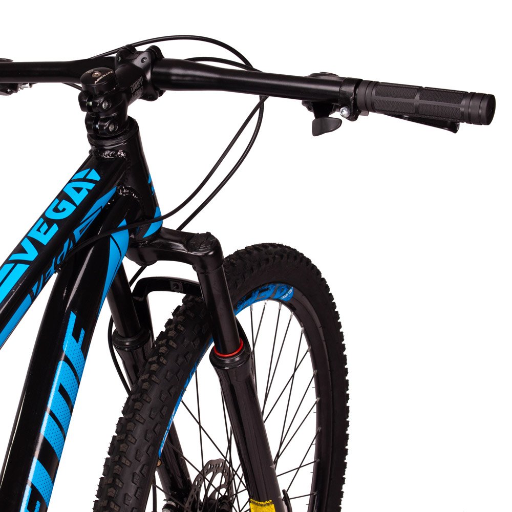 Bicicleta MTB Vega Aro 29 Quadro 15 Alumínio 24V Freio a Disco Preto Azul - Spaceline - 5