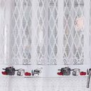 Ver imagem 3 de Cortina de Renda para Cozinha com Bandô Utensílios 1,50x1,20m