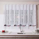 Ver imagem 1 de Cortina de Renda para Cozinha com Bandô Utensílios 1,50x1,20m