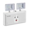 Luminária Luz De Emergência Led 2000 Lumens Power Line 2 Faróis Elgin - 2