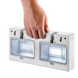 Luminária Luz De Emergência Led 2000 Lumens Power Line 2 Faróis Elgin - 3