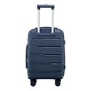 Ver imagem 5 de Mala de Viagem Tamanho Bordo 10kg em Polipropileno Cadeado Tsa Gladiador P2mb:azul Marinho