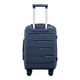 Mala de Viagem Tamanho Bordo 10kg em Polipropileno Cadeado Tsa Gladiador P2mb:azul Marinho - 5