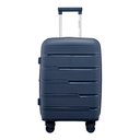 Ver imagem 1 de Mala de Viagem Tamanho Bordo 10kg em Polipropileno Cadeado Tsa Gladiador P2mb:azul Marinho