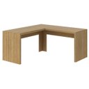 Ver imagem 5 de Mesa de Canto para Escritório Office Angular Me4116 Amêndoa
