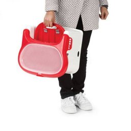 Cadeira De Refeição Portátil - Mila - Vermelha - Infanti - 2 Cadeira De Refeição Portátil - Mila - Vermelha - Infanti - 2