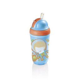 Copo Térmico com Canudo de Silicone Cool Azul 24M+ Multikids Baby - BB034 - 1
