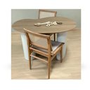 Ver imagem 2 de Mesa de Jantar Ayla 6 Lugares Orgânica MDF 180x100cm Carvalho Malva