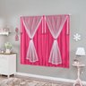 Cortina para Quarto de Meninas Bruna 2,00m x 1,80m Pink - 1