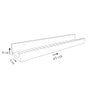 Prateleira Tempero Simples 45 Cm Branco em Mdf [f031] - 4