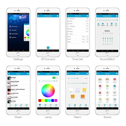 Painel Plafon Led 36W Musical Dimerizavel Bluetooth C/ Controle E App - 7