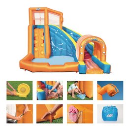 Mega Parque Aquático Inflável Hurricane H2OGO Bestway - 110v - 8