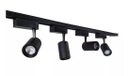 Ver imagem 1 de kit Trilho Eletrificado 1,5 M + 4 Spots led 7w Bivolt Preto BQ 3000k