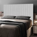 Ver imagem 2 de Cabeceira Cama Box Casal Queen Size Nala 160cm Corano Branco - Desk Design