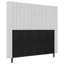 Ver imagem 1 de Cabeceira Cama Box Casal Queen Size Nala 160cm Corano Branco - Desk Design