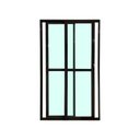 Ver imagem 1 de Porta Balcão 2 Folhas Vidro 210x160 Linha 25