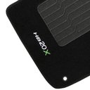 Ver imagem 6 de Jogo de Tapete Automotivo Carpete Hyundai Hb20x 2013 À 2019 Soft Logo Bordado Preto 5 Peças S/m Soft