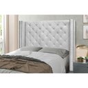 Ver imagem 2 de Cabeceira Cama Box King 195 Cm Vicenza Linho Grigio S04 - D'Rossi
