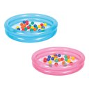 Ver imagem 1 de Piscina de Bolinhas Inflável Infantil 25 bolas 120 Litros Jilong - Rosa