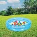 Ver imagem 4 de Piscina de Bolinhas Inflável Infantil 25 bolas 120 Litros Jilong - Rosa