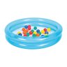 Piscina de Bolinhas Inflável Infantil 25 bolas 120 Litros Jilong - Rosa - 2