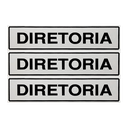 Ver imagem 1 de Combo 6 Placas De Sinalização Diretoria 30x7 Acesso - B-518 F9e