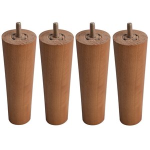 Kit 4 Pé 15cm Cama Box Rak,puff,guarda Roupa, Estante