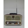 rádio portátil Retro AM, FM, SW1, SW2, 4 bandas, estéreo, USB, TF, MP3 - alfacell - 3