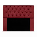 Ver imagem 2 de Kit Cabeceira + Calçadeira Baú Mirage Queen Size 160cm Suede - Ecotec Decor:Vinho