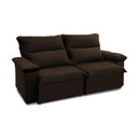 Ver imagem 5 de Sofá Retrátil Reclinável Paris 200cm Suede Velut com Molas Ensacadas - King House