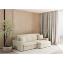 Ver imagem 2 de Sofá Cama Bélgica Retrátil e Reclinável 1,70m em Linho Safira Bege Claro - Home Mobily