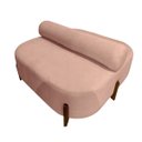 Ver imagem 3 de Poltrona Sofá Ilha Pequeno Lojas Orgânico Dois Lados Bouclé Rose