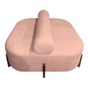 Ver imagem 4 de Poltrona Sofá Ilha Pequeno Lojas Orgânico Dois Lados Bouclé Rose