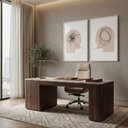 Ver imagem 3 de Kit 2 Quadros Psicologia Linhas da Mente 40x60 Moldura:branca