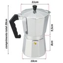 Ver imagem 3 de Cafeteira Italiana 9 Xícaras Café Manual Dispensa Filtro
