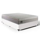 Ver imagem 1 de Cama Box Casal com Colchão de Espuma D45 Strong One Face Branco