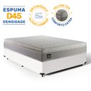 Ver imagem 2 de Cama Box Casal com Colchão de Espuma D45 Strong One Face Branco