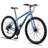 Bicicleta Aro 29 Quadro 17 Raider Sport 21 Marchas Garfo Rígido com Freio a Disco Mecânico Azul/Pret - 2