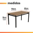 Ver imagem 3 de Conjunto de Mesa Sala de Jantar 4 Cadeiras Atlanta