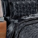 Ver imagem 2 de Jogo de Cama Queen Golden Tecido Cetim Liso 4 Peças Vermelho