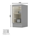 Ver imagem 2 de Balcão 40cm com Rodapé 1 Porta Sophia Henn