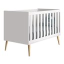 Ver imagem 2 de Jogo de Quarto para Bebê Théo New Branco Fosco com Natural - Reller