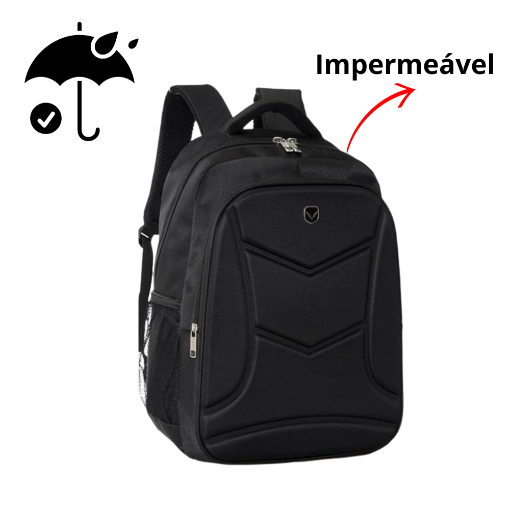 Mochila Mala Reforçada Notebook Bolsa Pasta Executica Impermiável Escolar - 3