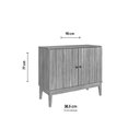 Ver imagem 2 de Aparador de Sala Jantar Mb 1062 C/ 2 Portas Mel - Movelbento