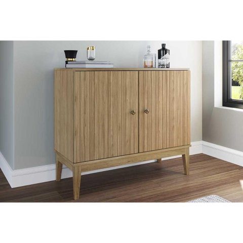 Aparador de Sala Jantar Mb 1062 C/ 2 Portas Mel - Movelbento