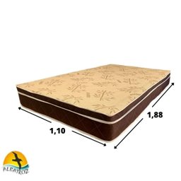 Cama Baú com Colchão Molas Ensacadas 1,10 X 1,88 - 2
